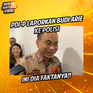 pdip laporkan budi arie ke polisi bentuk4d