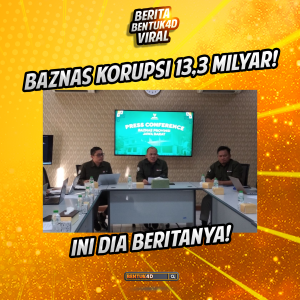 BAZNAZ Korupsi 13,3 milyar rupiah